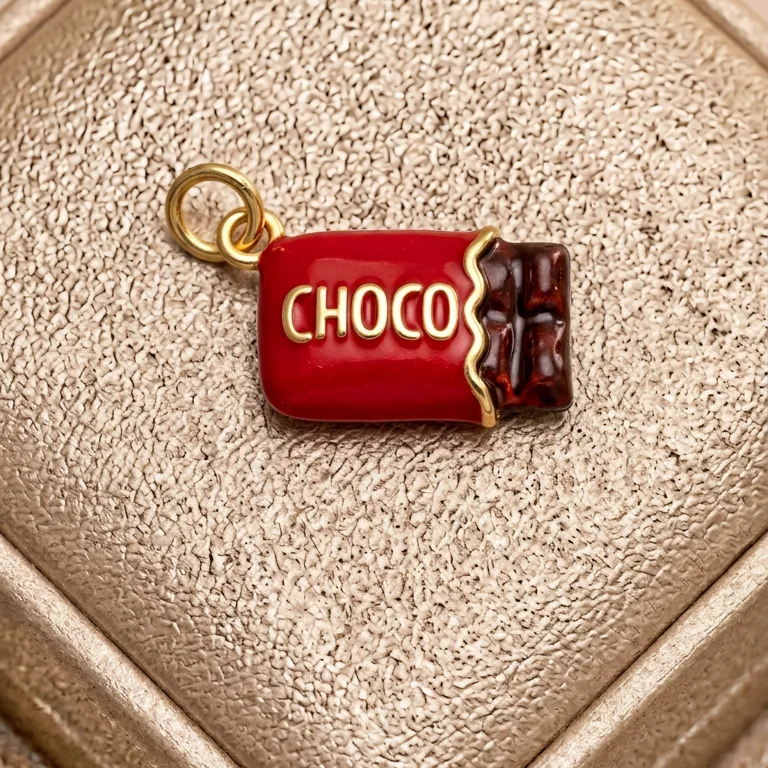 Dij. chocolate rodio 1cm - DRG881 - Foto 1